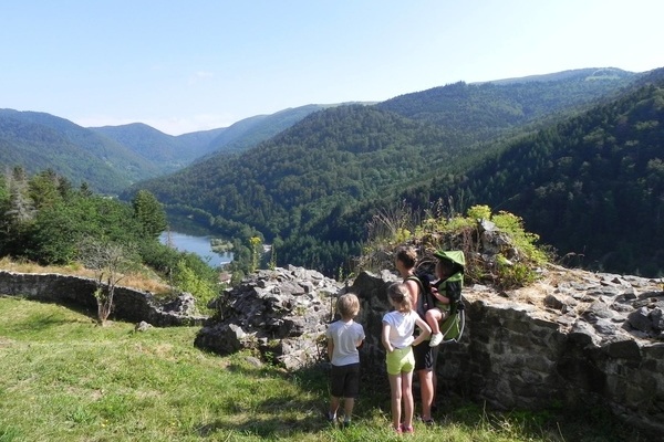 Ruines du Chteau Schlossberg  Corrine JUNG-RISACHER